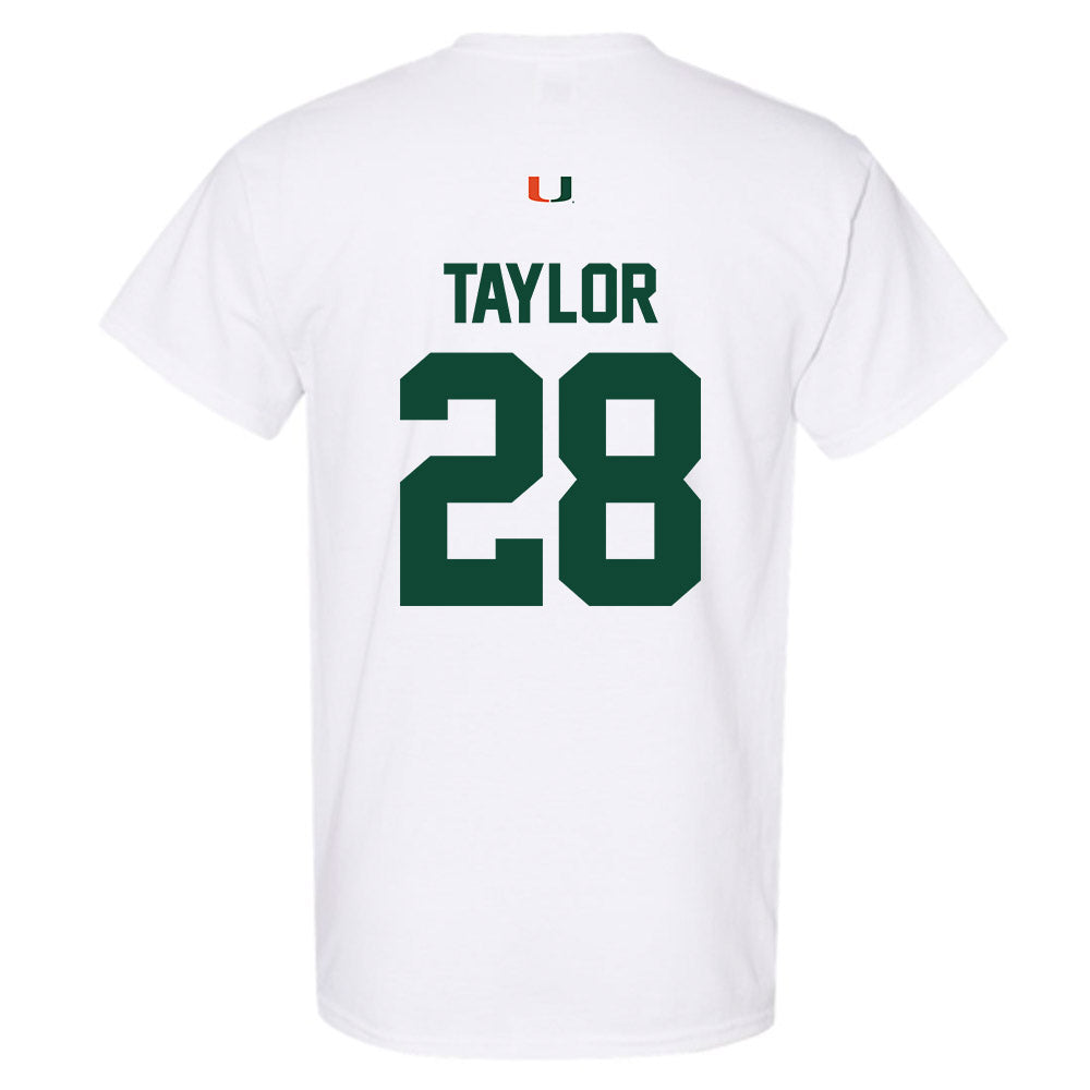Miami - NCAA Football : Isaiah Taylor - Classic Shersey T-Shirt-1