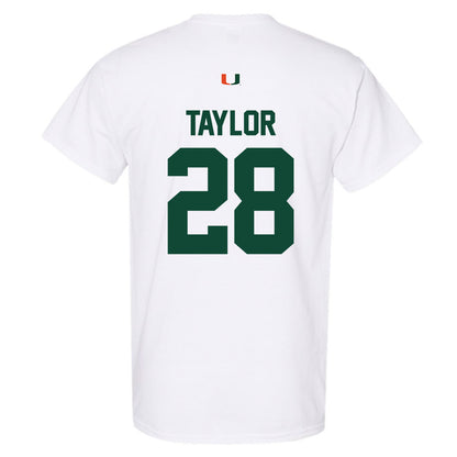 Miami - NCAA Football : Isaiah Taylor - Classic Shersey T-Shirt-1