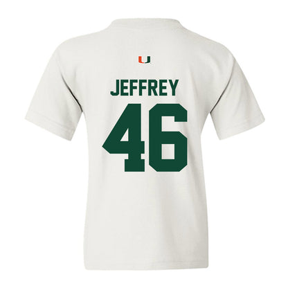 Miami - NCAA Baseball : Donavan Jeffrey - Classic Shersey Youth T-Shirt-1