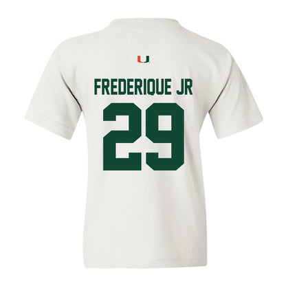 Miami - NCAA Football : Romanas Frederique Jr - Classic Shersey Youth T-Shirt-1