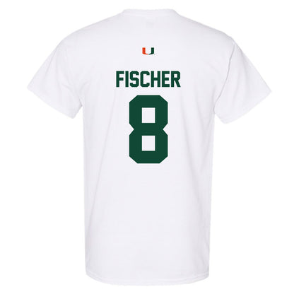 Miami - NCAA Baseball : Carson Fischer - Classic Shersey T-Shirt-1