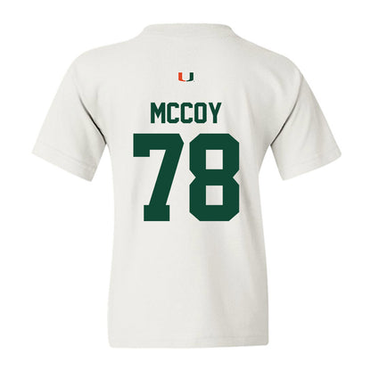 Miami - NCAA Football : Matthew McCoy - Classic Shersey Youth T-Shirt-1