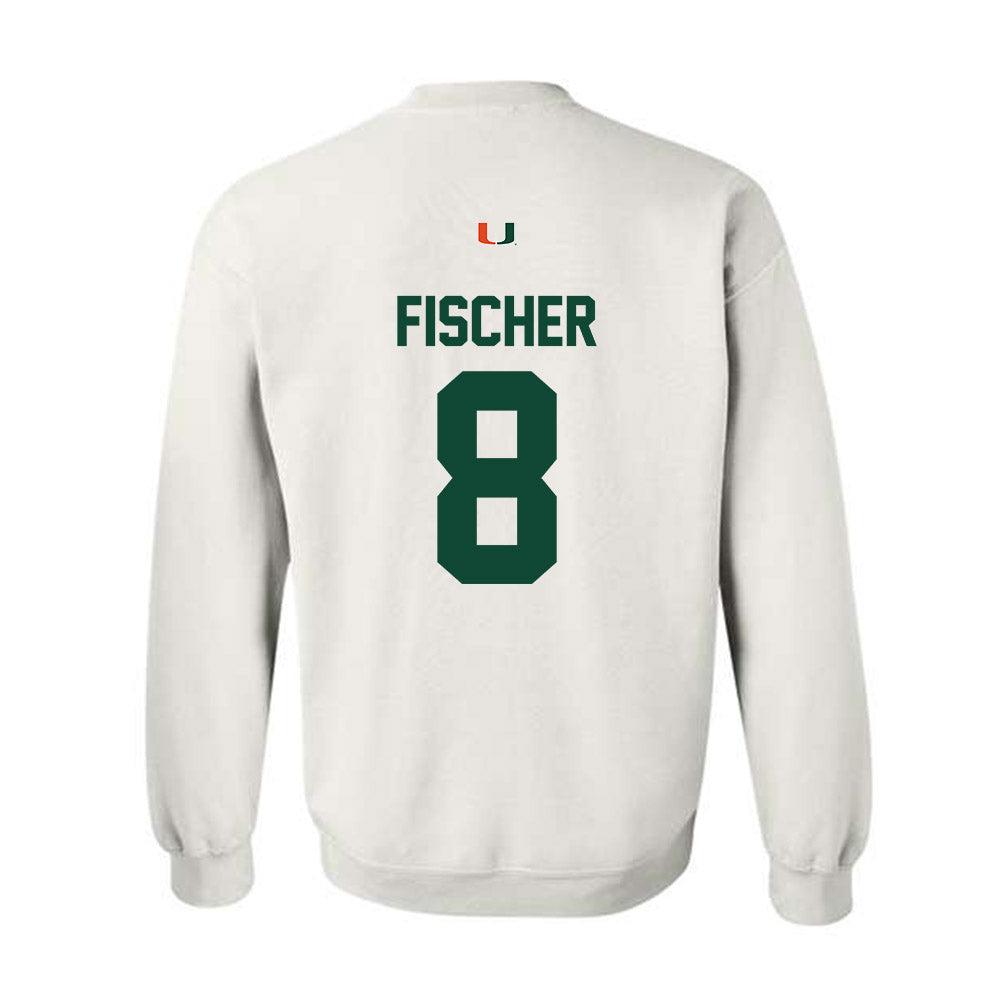 Miami - NCAA Baseball : Carson Fischer - Classic Shersey Crewneck Sweatshirt-1