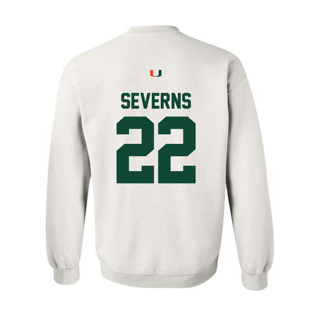 Miami - NCAA Women's Soccer : Brie Severns - Classic Shersey Crewneck Sweatshirt-1