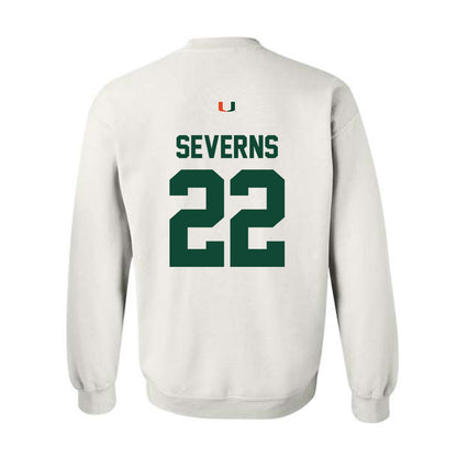 Miami - NCAA Women's Soccer : Brie Severns - Classic Shersey Crewneck Sweatshirt-1