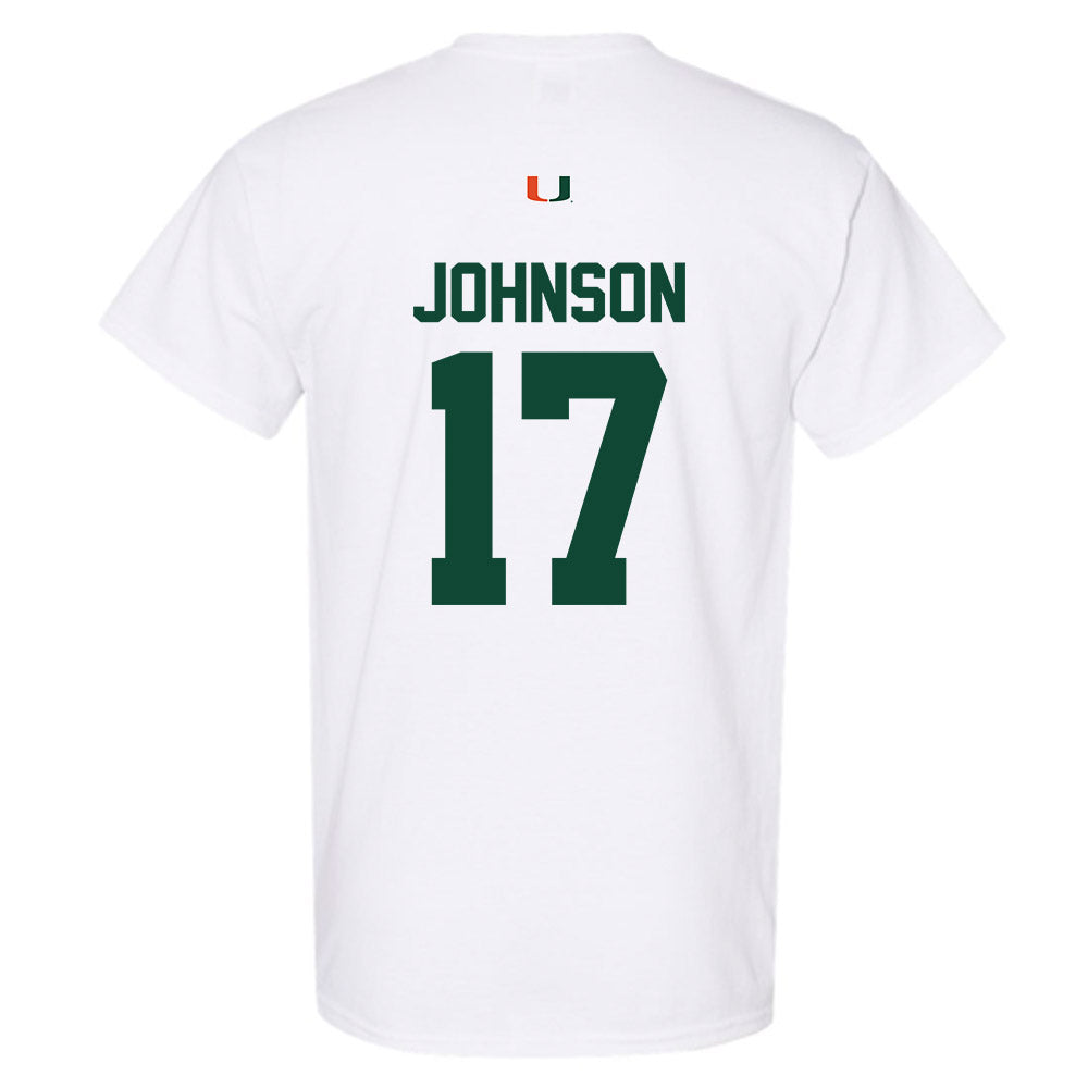 Miami - NCAA Football : Tony Johnson - Classic Shersey T-Shirt-1