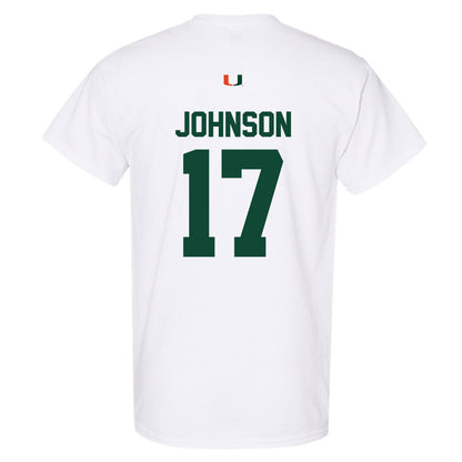 Miami - NCAA Football : Tony Johnson - Classic Shersey T-Shirt-1