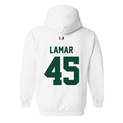 Miami - NCAA Football : Braylon Lamar - Classic Shersey Hooded Sweatshirt-1