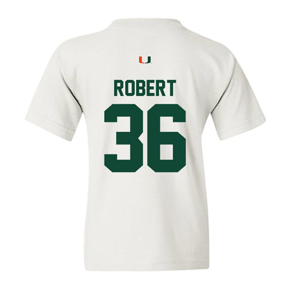 Miami - NCAA Baseball : Nick Robert - Classic Shersey Youth T-Shirt-1