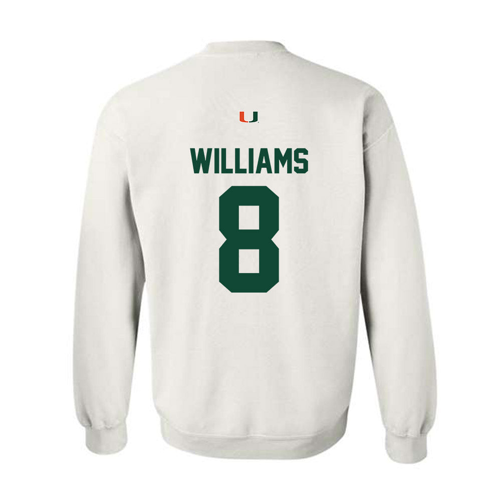 Miami - NCAA Football : Emory Williams - Classic Shersey Crewneck Sweatshirt-1