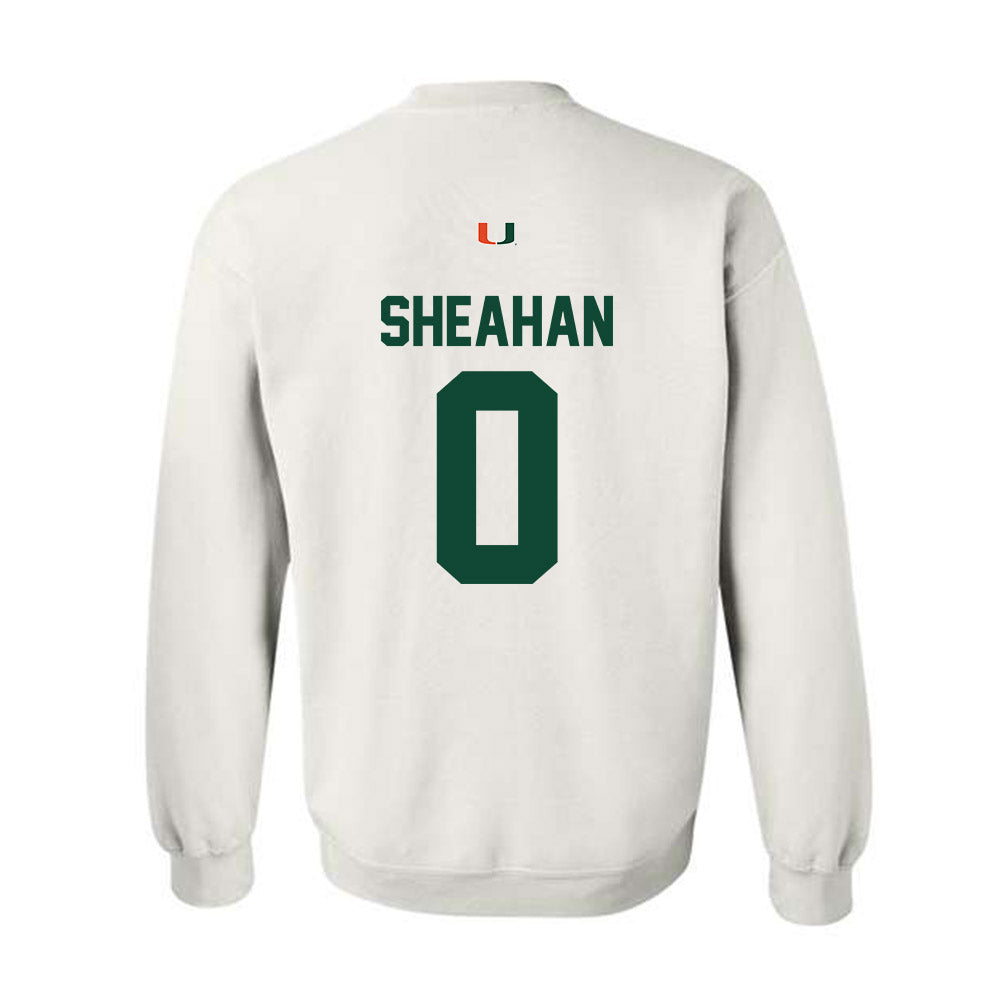 Miami - NCAA Baseball : Vance Sheahan - Classic Shersey Crewneck Sweatshirt-1
