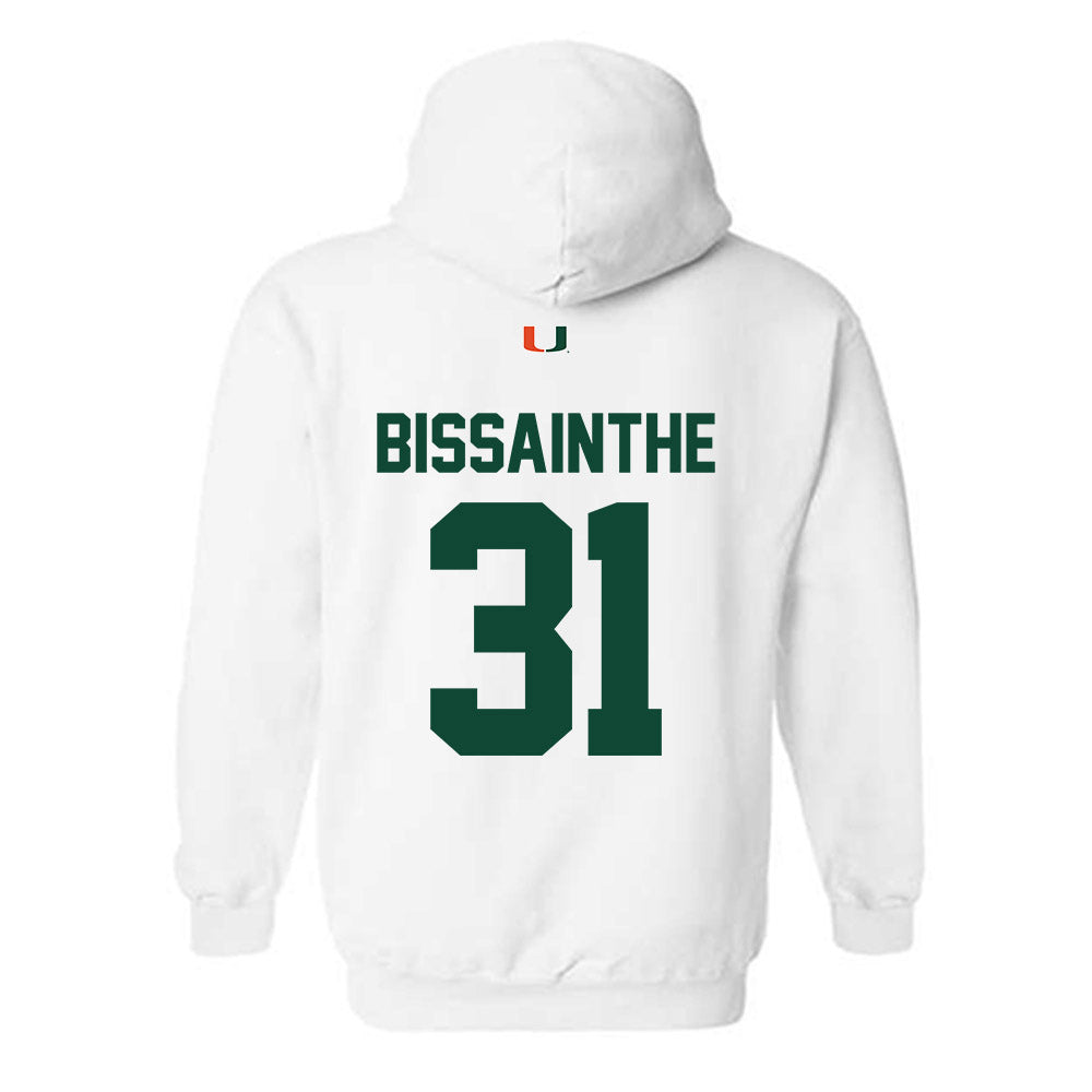 Miami - NCAA Football : Wesley Bissainthe - Classic Shersey Hooded Sweatshirt-1