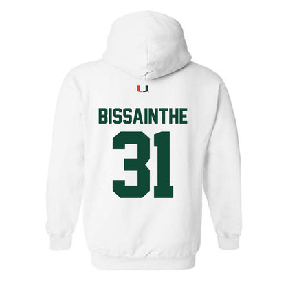 Miami - NCAA Football : Wesley Bissainthe - Classic Shersey Hooded Sweatshirt-1