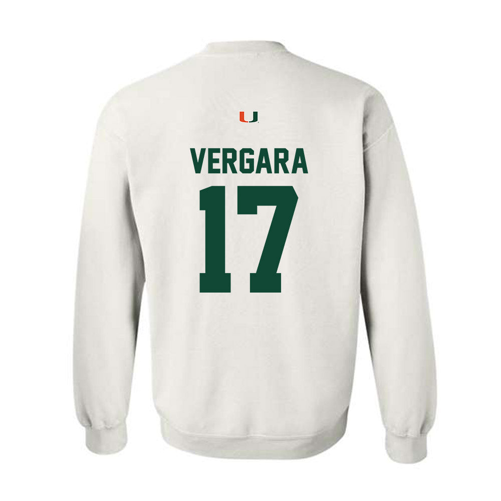 Miami - NCAA Women's Volleyball : Jazmin Vergara - Classic Shersey Crewneck Sweatshirt-1