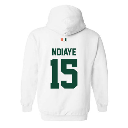 Miami - NCAA Women's Volleyball : Amina Ndiaye - Classic Shersey Hooded Sweatshirt-1