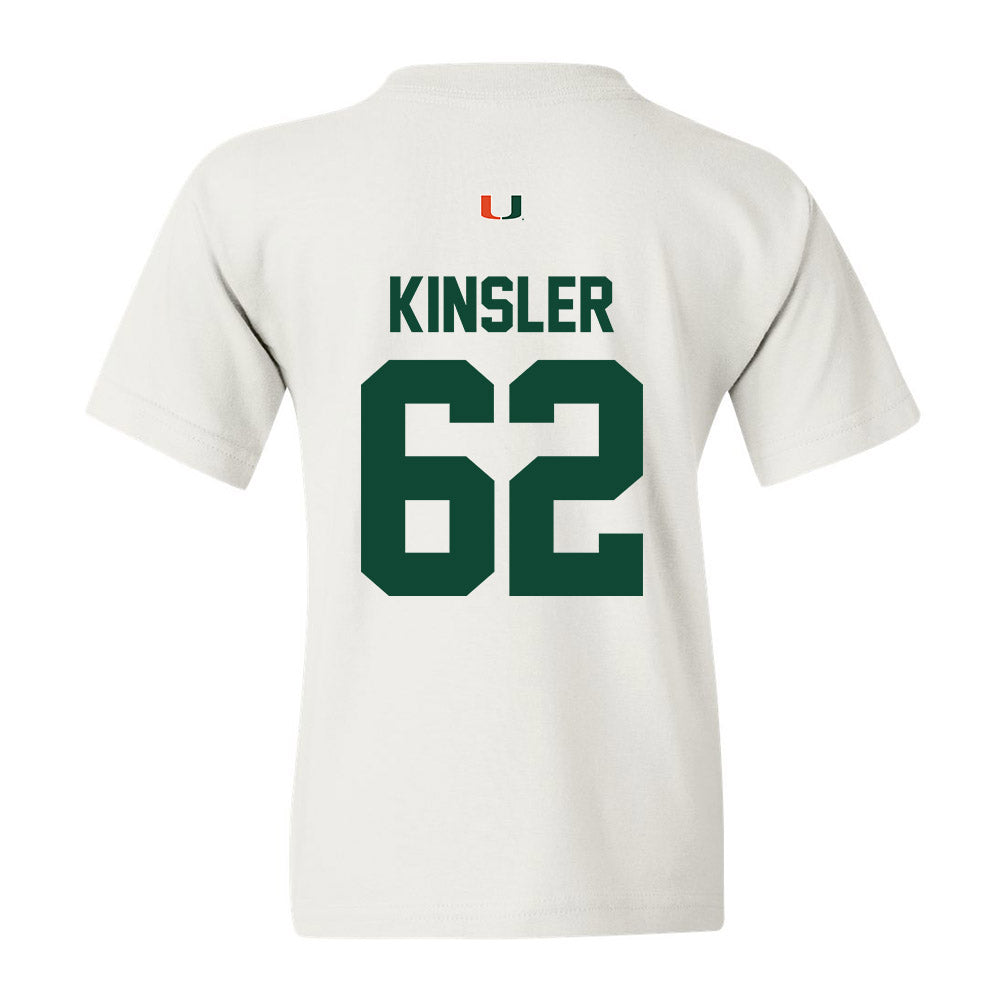 Miami - NCAA Football : Tommy Kinsler - Classic Shersey Youth T-Shirt