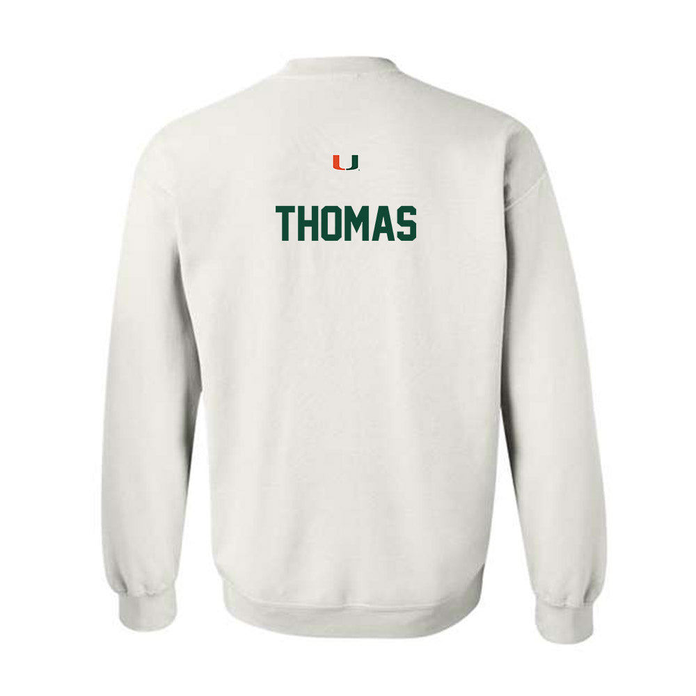 Miami - NCAA Men's Track & Field : Matthew Thomas - Classic Shersey Crewneck Sweatshirt