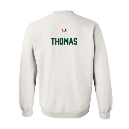 Miami - NCAA Men's Track & Field : Matthew Thomas - Classic Shersey Crewneck Sweatshirt