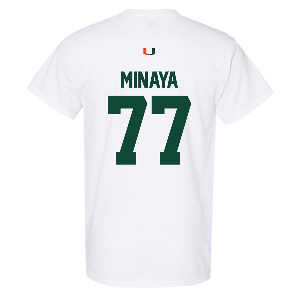 Miami - NCAA Football : Juan Minaya - Classic Shersey T-Shirt-1