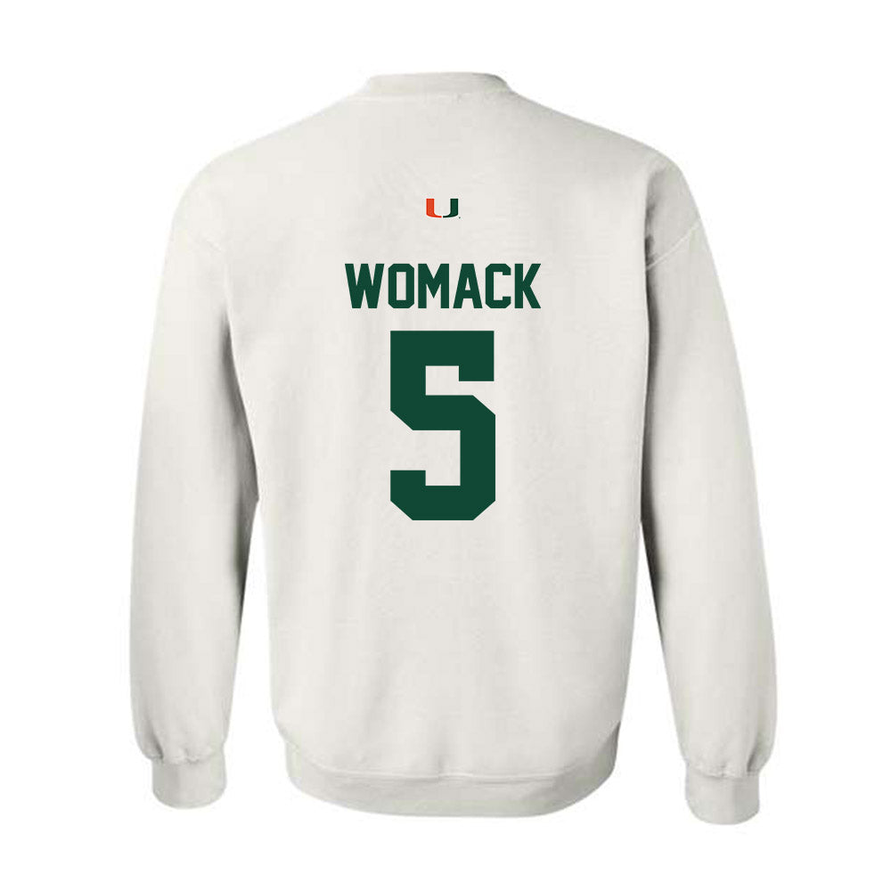 Miami - NCAA Women's Soccer : Jordyn Womack - Classic Shersey Crewneck Sweatshirt-1