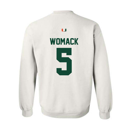 Miami - NCAA Women's Soccer : Jordyn Womack - Classic Shersey Crewneck Sweatshirt-1