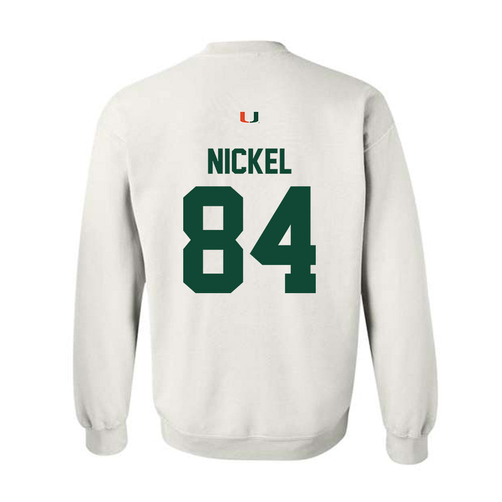 Miami - NCAA Football : Jack Nickel - Classic Shersey Crewneck Sweatshirt-1