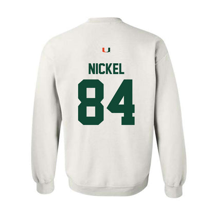 Miami - NCAA Football : Jack Nickel - Classic Shersey Crewneck Sweatshirt-1