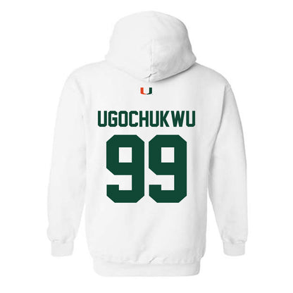 Miami - NCAA Men's Basketball : Divine-Collins Ugochukwu - Classic Shersey Hooded Sweatshirt