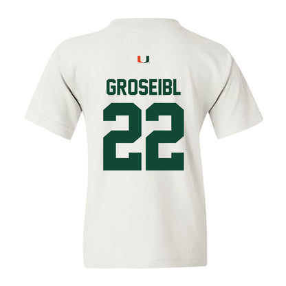 Miami - NCAA Women's Soccer : Sara Groseibl - Classic Shersey Youth T-Shirt-1