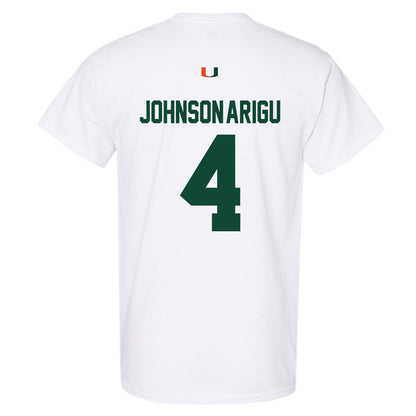 Miami - NCAA Men's Basketball : Isaiah Johnson-Arigu - Classic Shersey T-Shirt