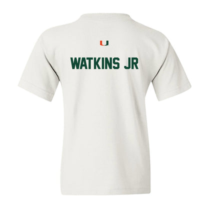 Miami - NCAA Men's Track & Field : Sean Watkins Jr - Classic Shersey Youth T-Shirt-1