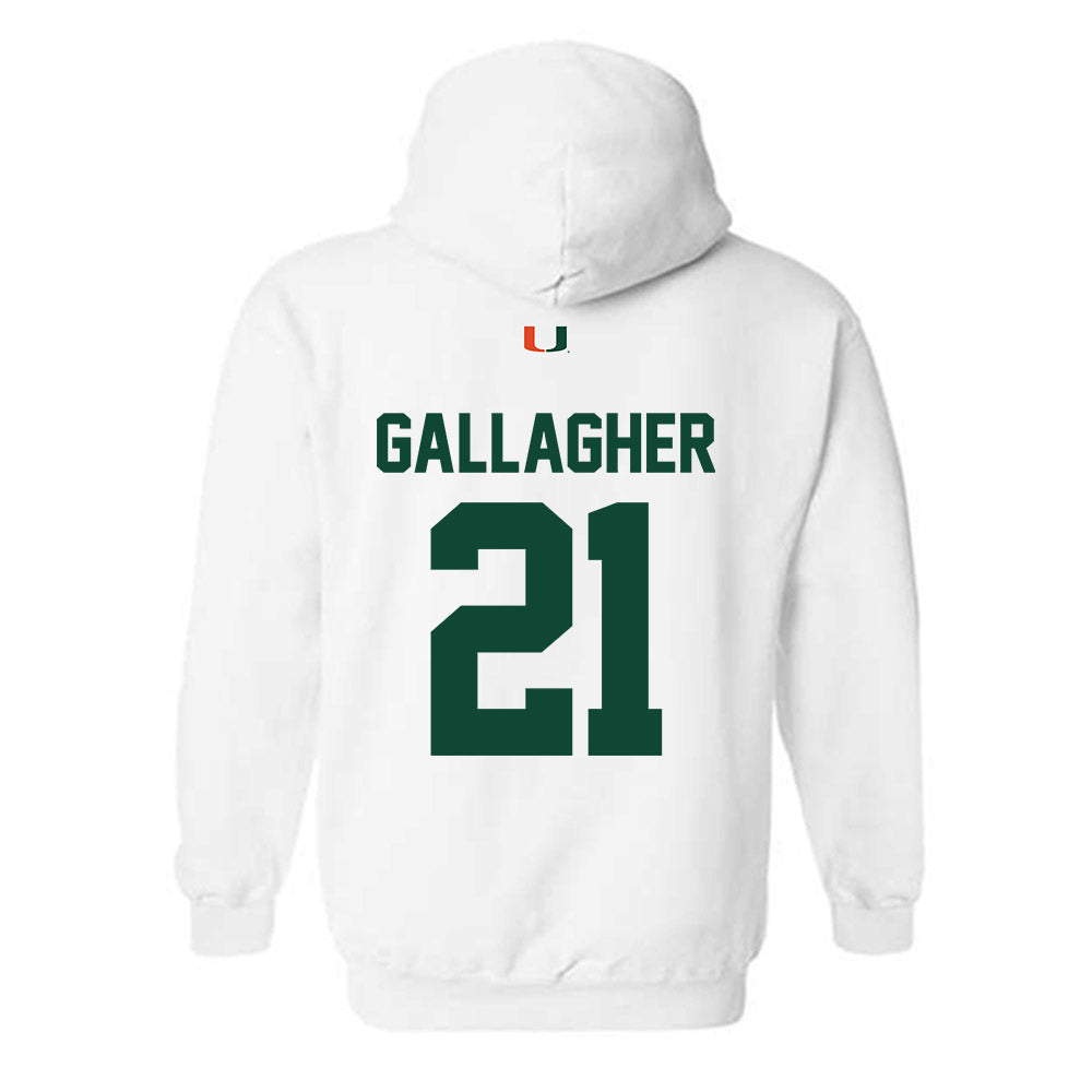 Miami - NCAA Women's Soccer : Kyla Gallagher - Classic Shersey Hooded Sweatshirt