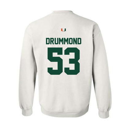 Miami - NCAA Baseball : Lj Drummond - Classic Shersey Crewneck Sweatshirt-1