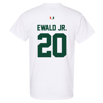 Miami - NCAA Football : Chris Ewald Jr. - Classic Shersey T-Shirt-1