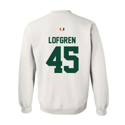 Miami - NCAA Baseball : Brixton Lofgren - Classic Shersey Crewneck Sweatshirt-1