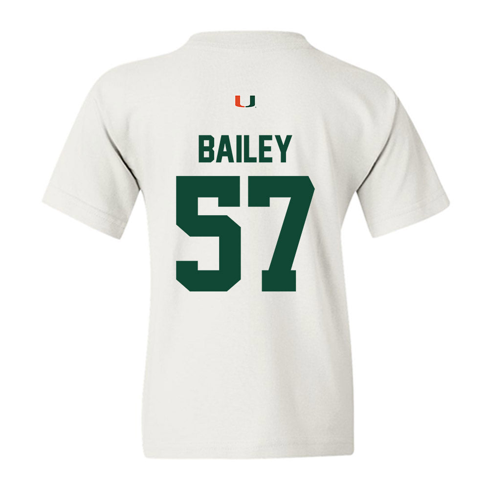 Miami - NCAA Football : Allen Bailey - Classic Shersey Youth T-Shirt-1