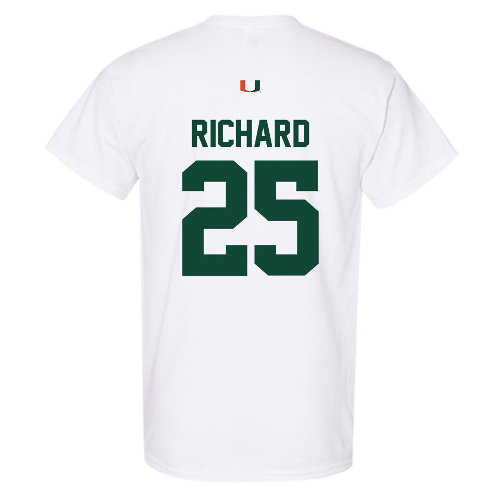 Miami - NCAA Football : Jadais Richard - Classic Shersey T-Shirt-1