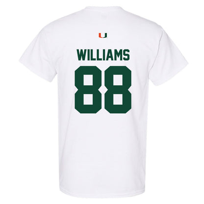 Miami - NCAA Football : Riley Williams - Classic Shersey T-Shirt