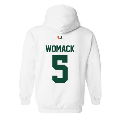 Miami - NCAA Women's Soccer : Jordyn Womack - Classic Shersey Hooded Sweatshirt-1