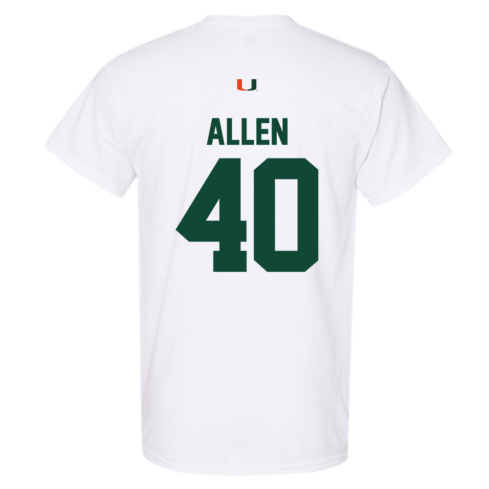 Miami - NCAA Football : Briton Allen - Classic Shersey T-Shirt-1