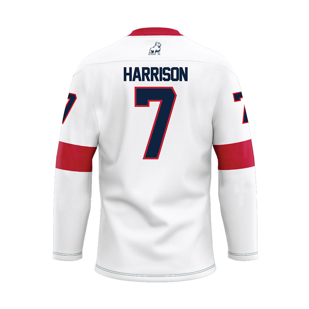 Samford - NCAA Men's Tennis : Seb Harrison - White Hockey Jersey-1