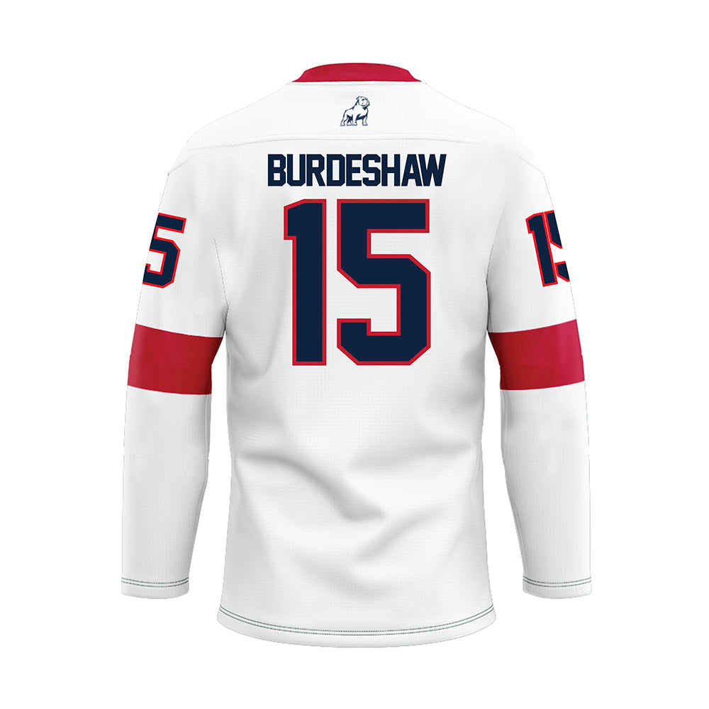 Samford - NCAA Football : Clay Burdeshaw - White Fashion Jersey