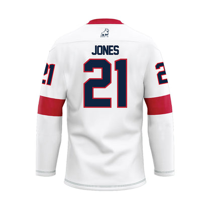 Samford - NCAA Men's Basketball : Rylan Jones - White Fashion Jersey