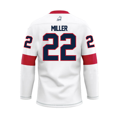 Samford - NCAA Women's Soccer : Brooklyn Miller - White Hockey Jersey