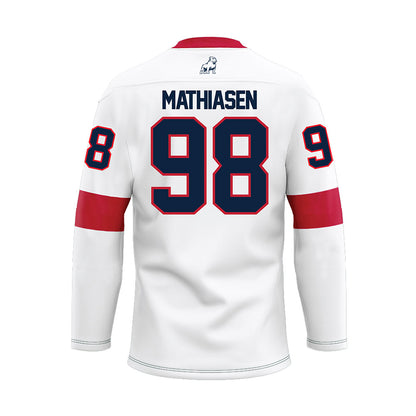 Samford - NCAA Football : Joshua Mathiasen - White Fashion Jersey