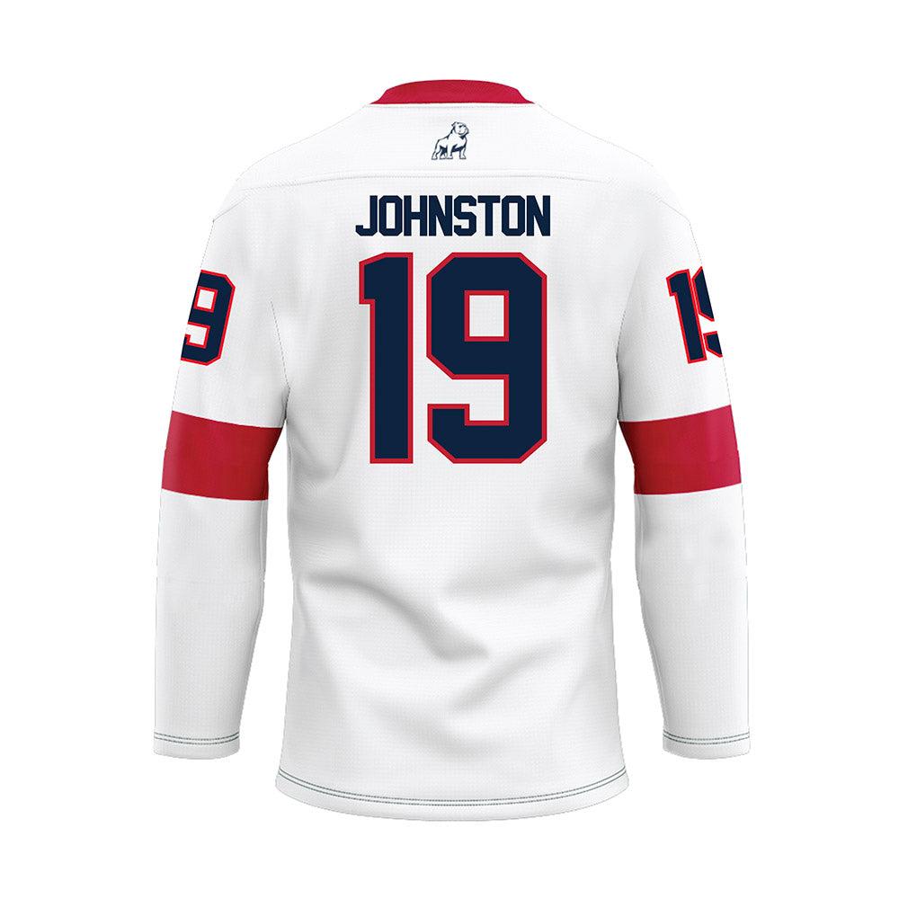 Samford - NCAA Women's Volleyball : Amelia Johnston - White Fashion Hockey Jersey