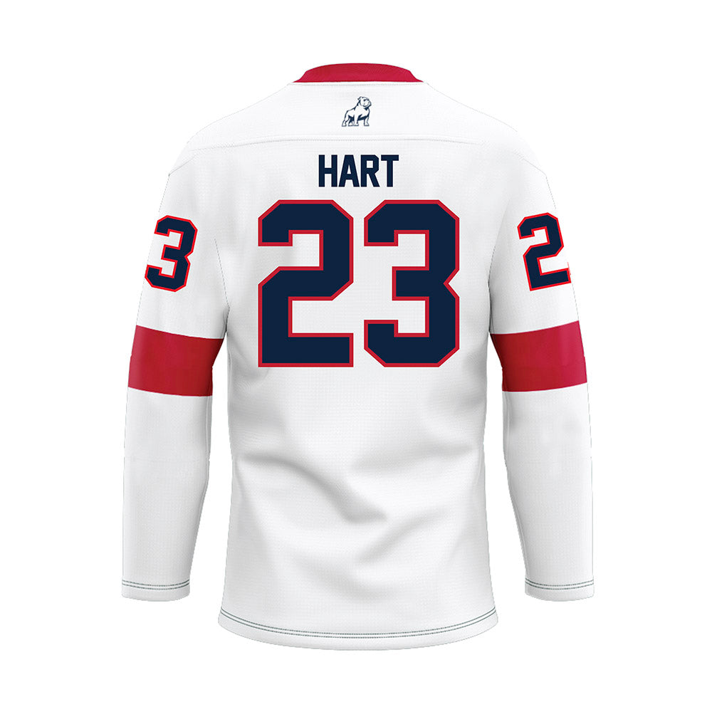 Samford - NCAA Softball : Katie Hart - White Hockey Jersey-1