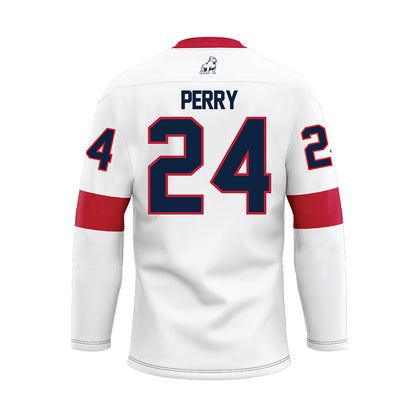 Samford - NCAA Baseball : Hayden Perry - White Fashion Jersey