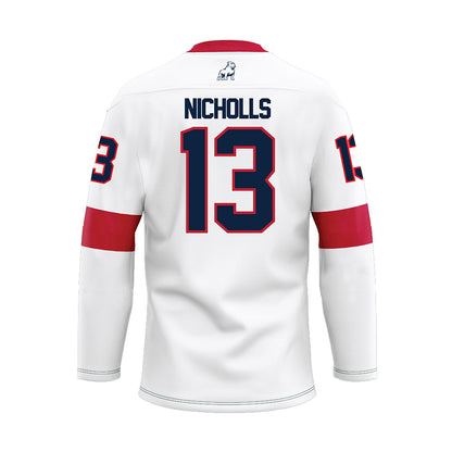 Samford - NCAA Men's Tennis : Darcy Nicholls - White Hockey Jersey-1