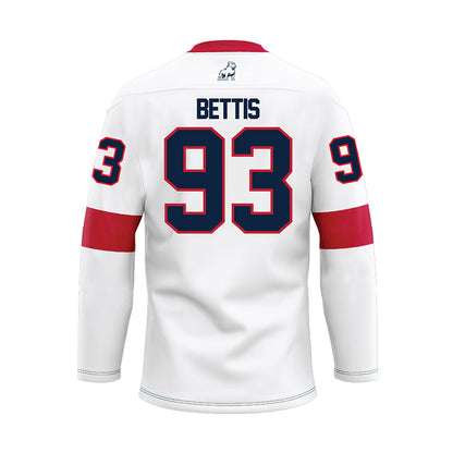 Samford - NCAA Football : Daniel Bettis - White Fashion Hockey Jersey